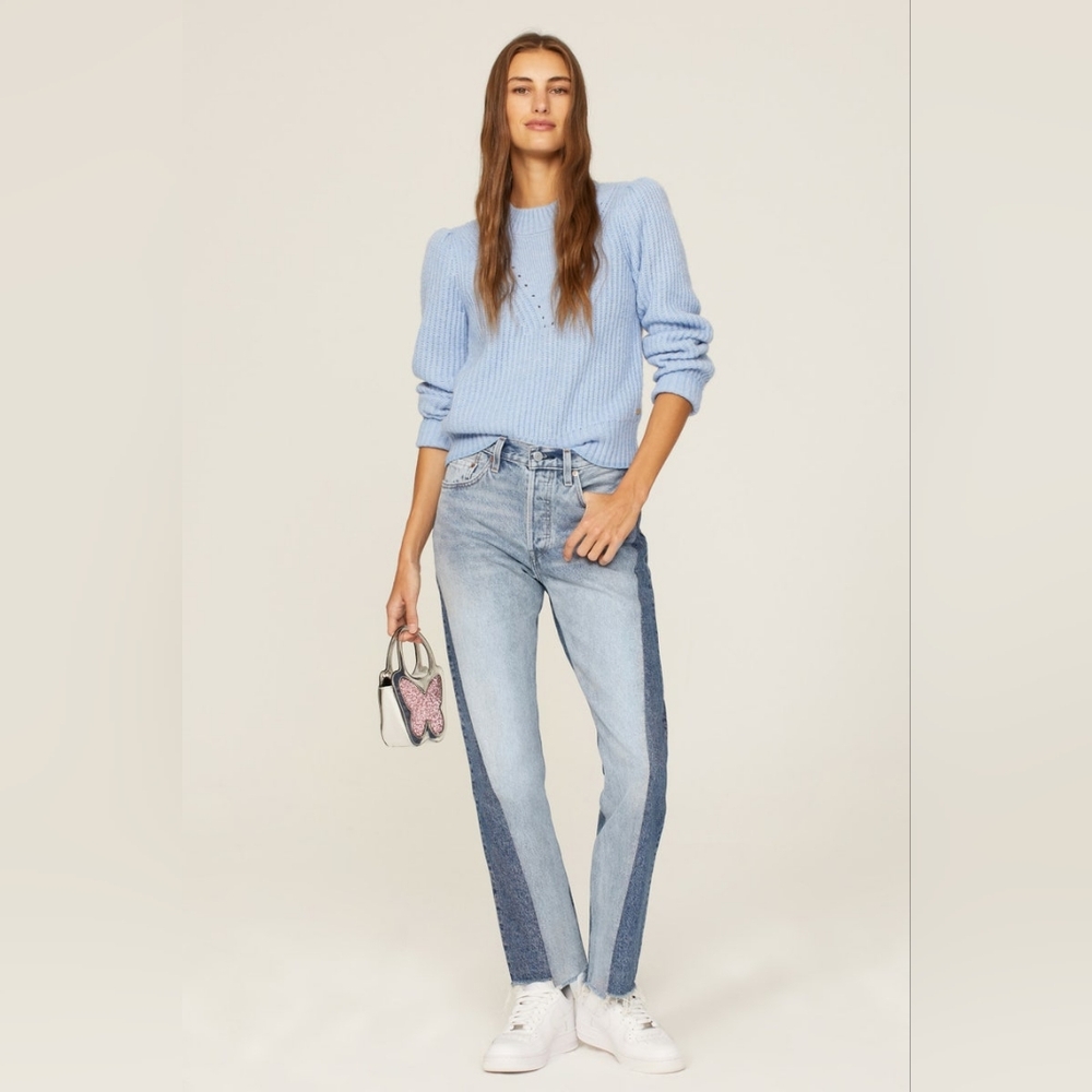Levi's 501 Spliced Jeans light medium wash denim pants